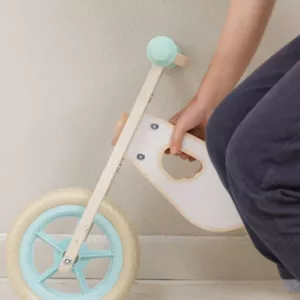 Children's wooden balance bike Rainbow