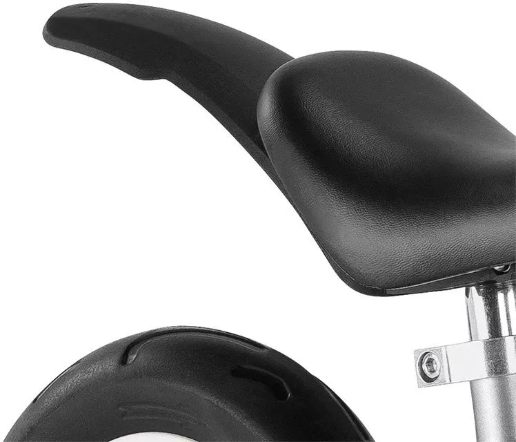 Детско колело без педали със степенка и звънец PUKY LR M PLUS - сребристо и червено