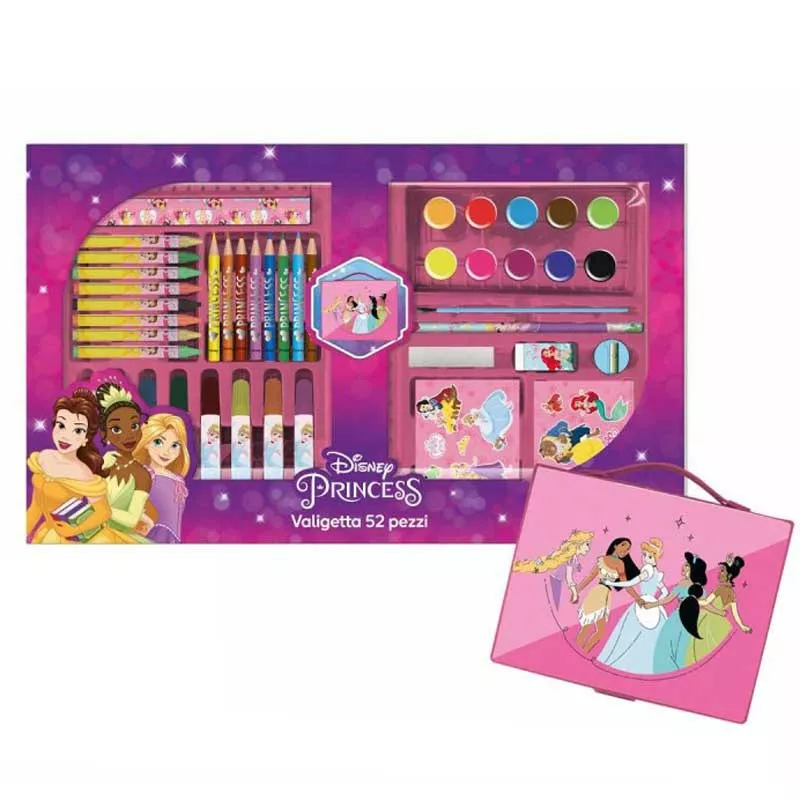 Children's creative drawing kit "Disney Princesses" - 52 pieces