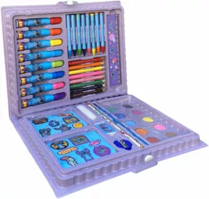 Child's suitcase with drawing accessories "Stitch" - 52 pieces