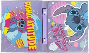 Child's suitcase with drawing accessories "Stitch" - 52 pieces