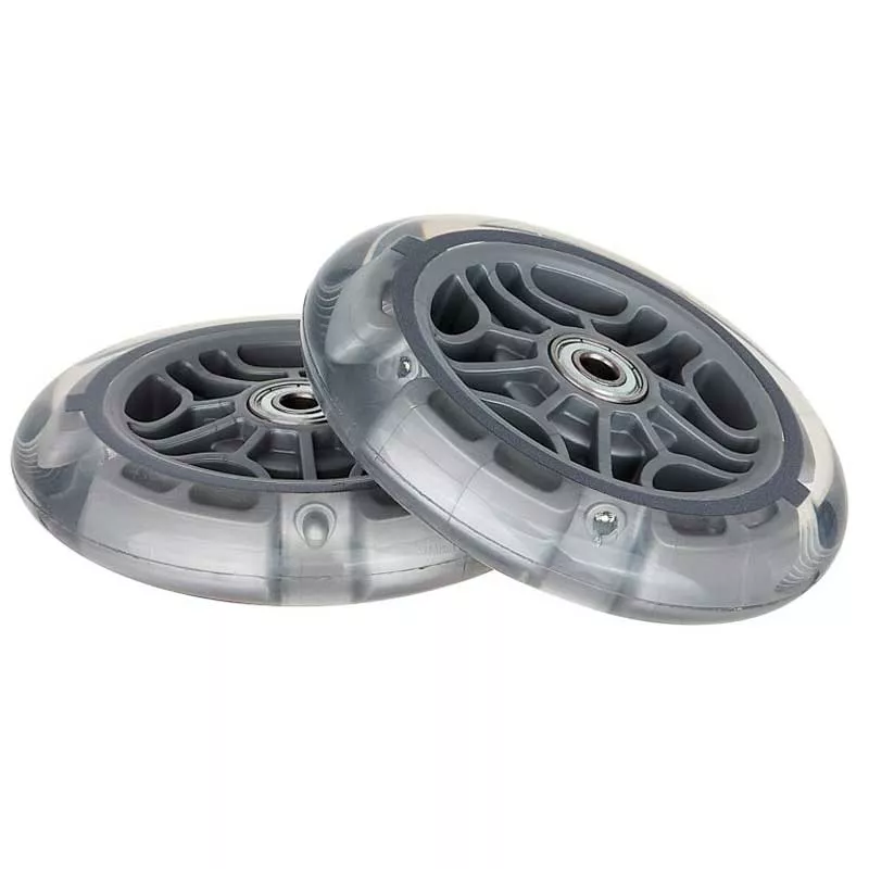 Spare wheels with white LED light, 121mm for GLOBBER scooters
