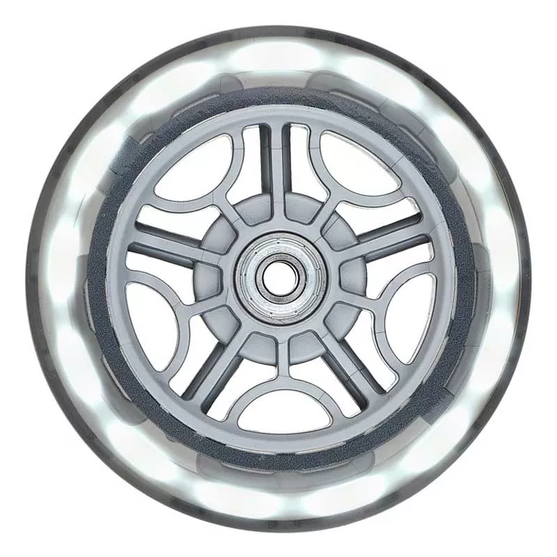 Spare wheels with white LED light, 121mm for GLOBBER scooters