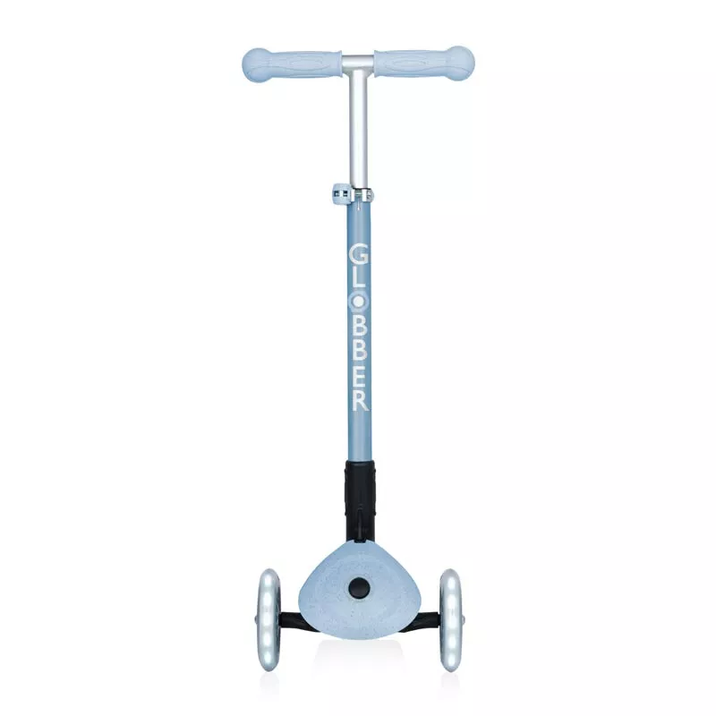 Еко тротинетка за деца PRIMO FOLDABLE LIGHTS ECO – цвят боровинка