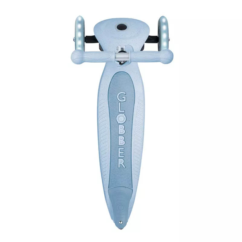 Еко тротинетка за деца PRIMO FOLDABLE LIGHTS ECO – цвят боровинка