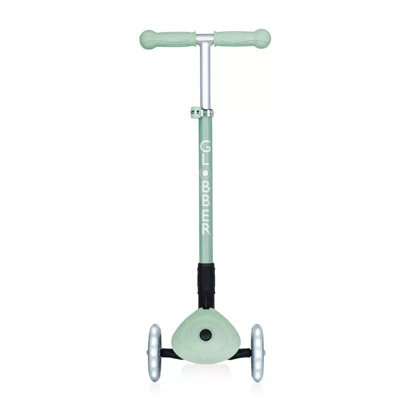 Еко тротинетка за деца PRIMO FOLDABLE LIGHTS ECO – цвят пистачио