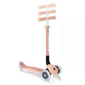 Eco scooter for kids PRIMO FOLDABLE LIGHTS ECO - color peach