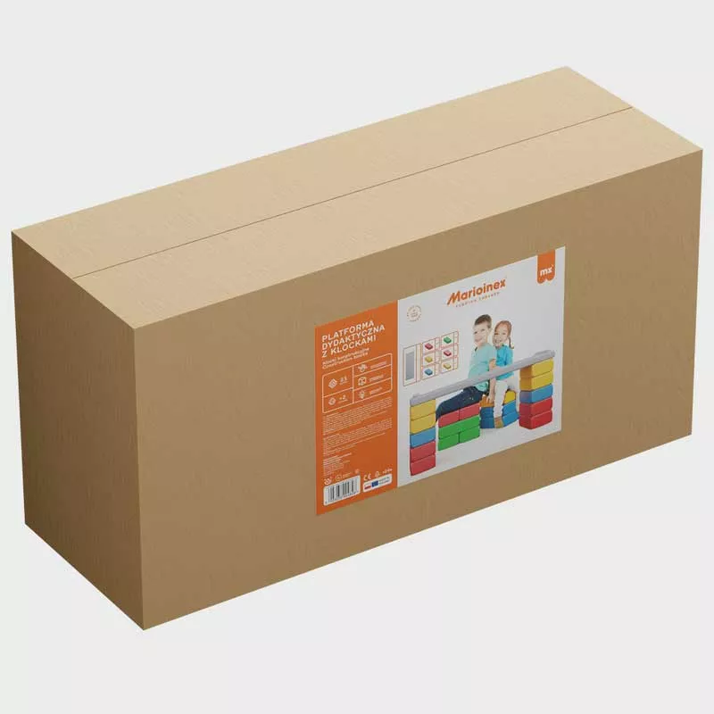 Large children's building set with 23 pieces