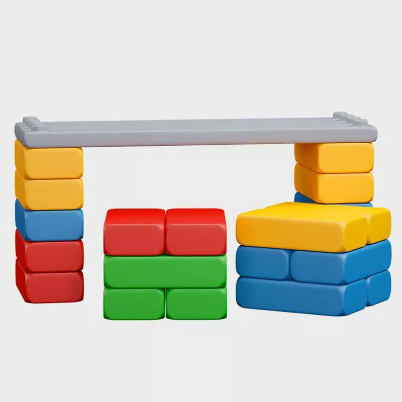 Large children's building set with 23 pieces