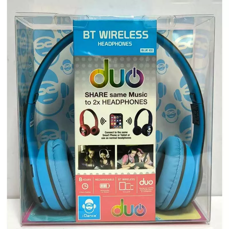 Children's Bluetooth headphones, blue