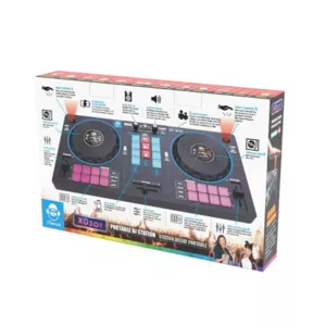 DJ console for children 14 in 1, black