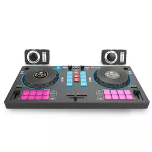 DJ console for children 14 in 1, black