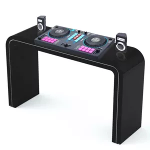DJ console for children 14 in 1, black