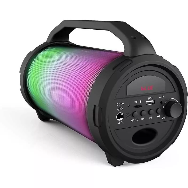 Karaoke Bluetooth speaker with microphone, black