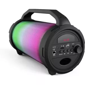 Karaoke Bluetooth speaker with microphone, black