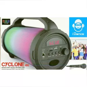 Karaoke Bluetooth speaker with microphone, black