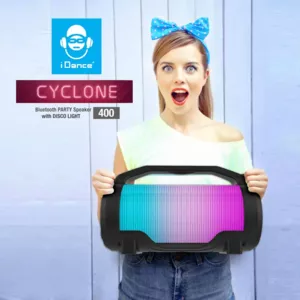 Karaoke Bluetooth speaker with microphone, black