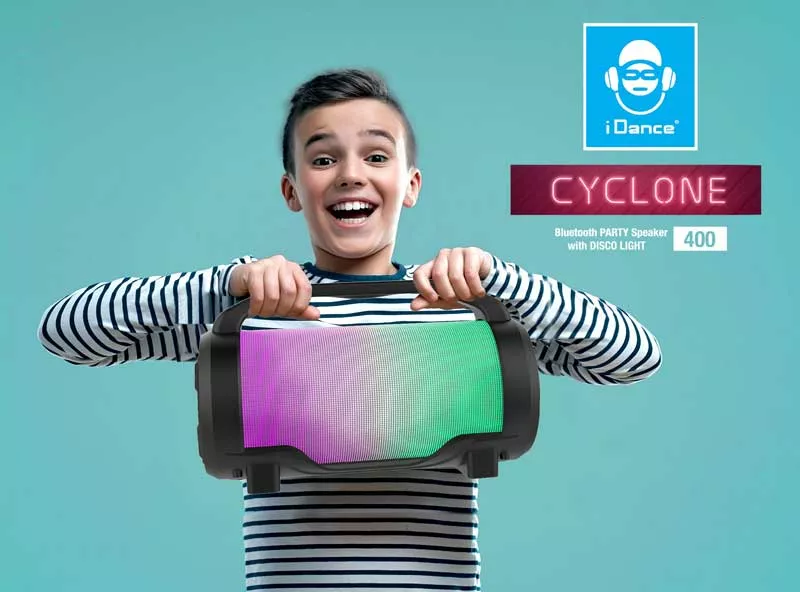 Karaoke Bluetooth speaker with microphone, black