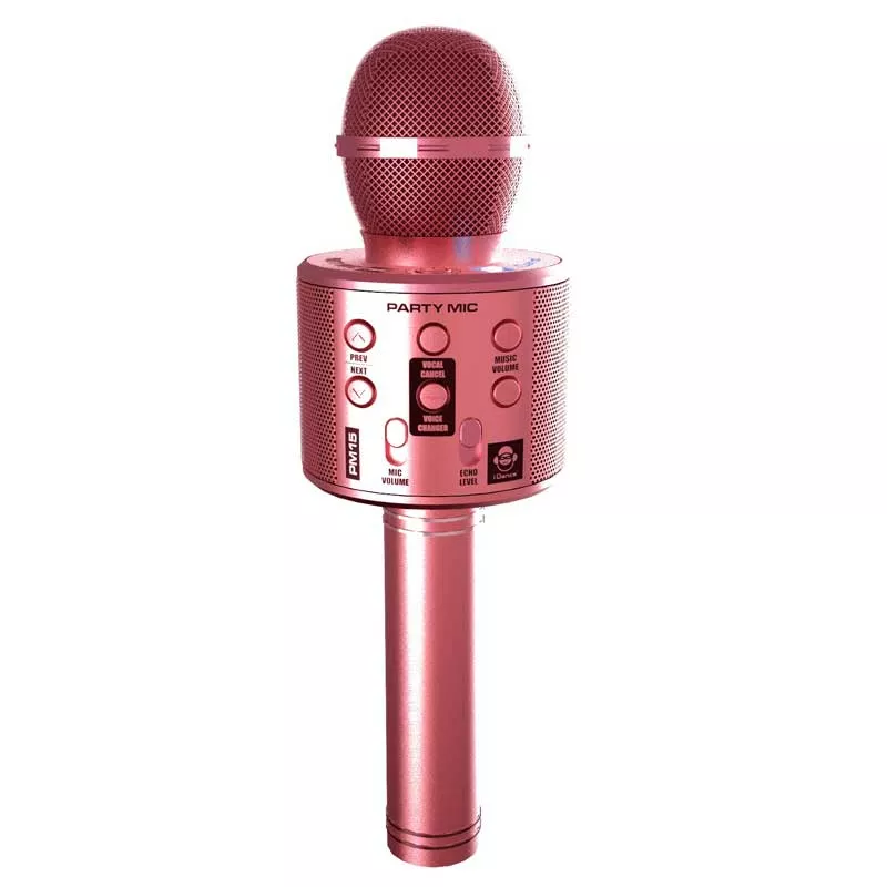 Children's karaoke microphone - rose gold