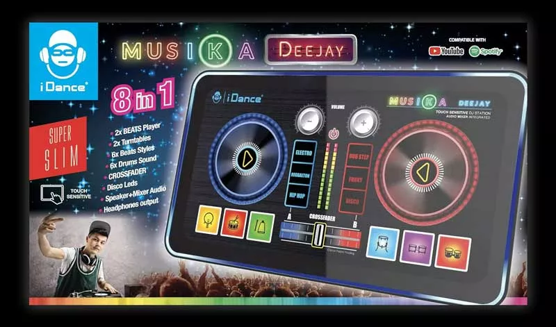 Musical station set with speaker 9 in 1, for children