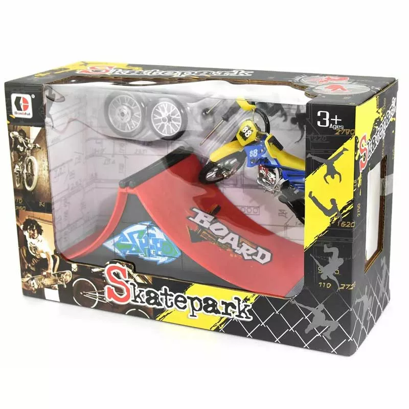 Finger toy - motorbike trick ramp