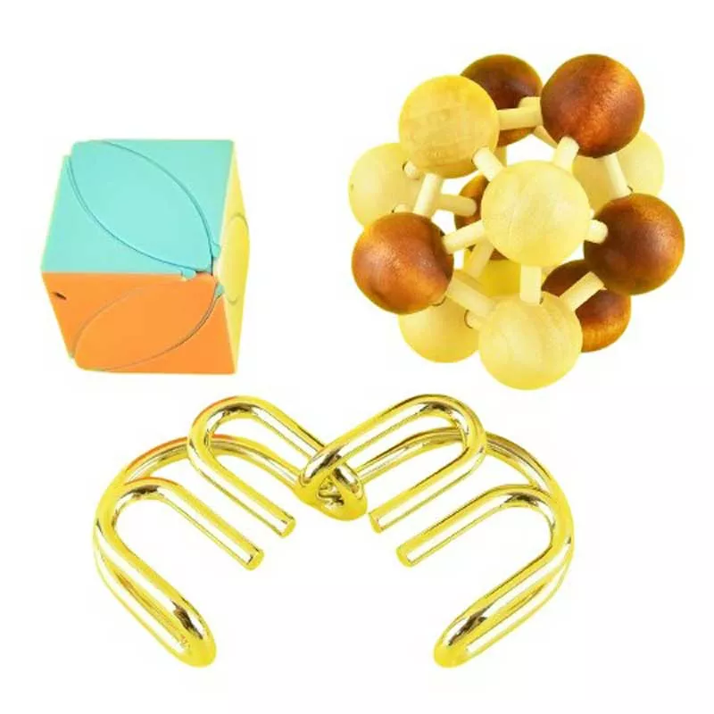 IQ children's puzzle from the "Mensa" series, 3 in 1