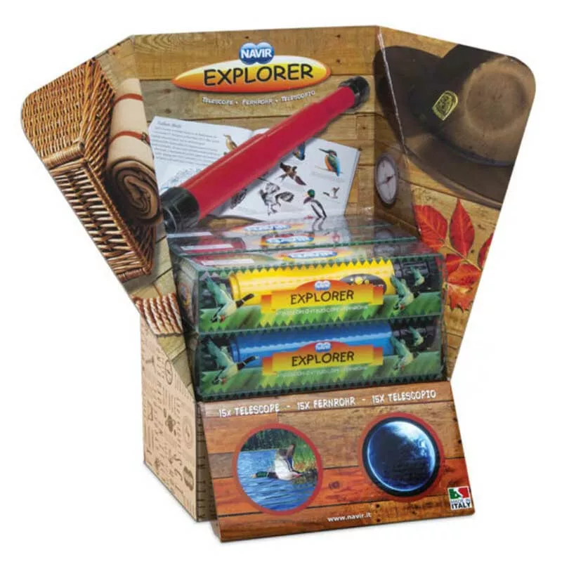 Research telescope for children 15x35, NAVIR, different colors