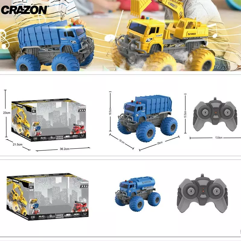 Truck - tanker with musical and light effects, RC 1:16