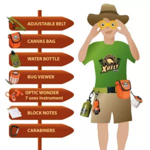 Belt with tools for environmental research NAVIR