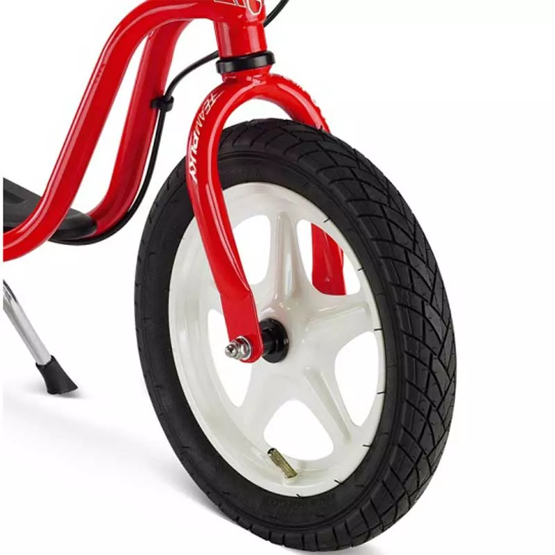 Balance bike with brake and stand Puky LR 1L BR - red