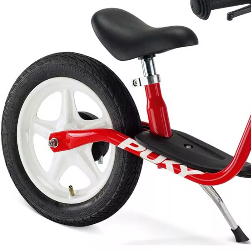 Balance bike with brake and stand Puky LR 1L BR - red