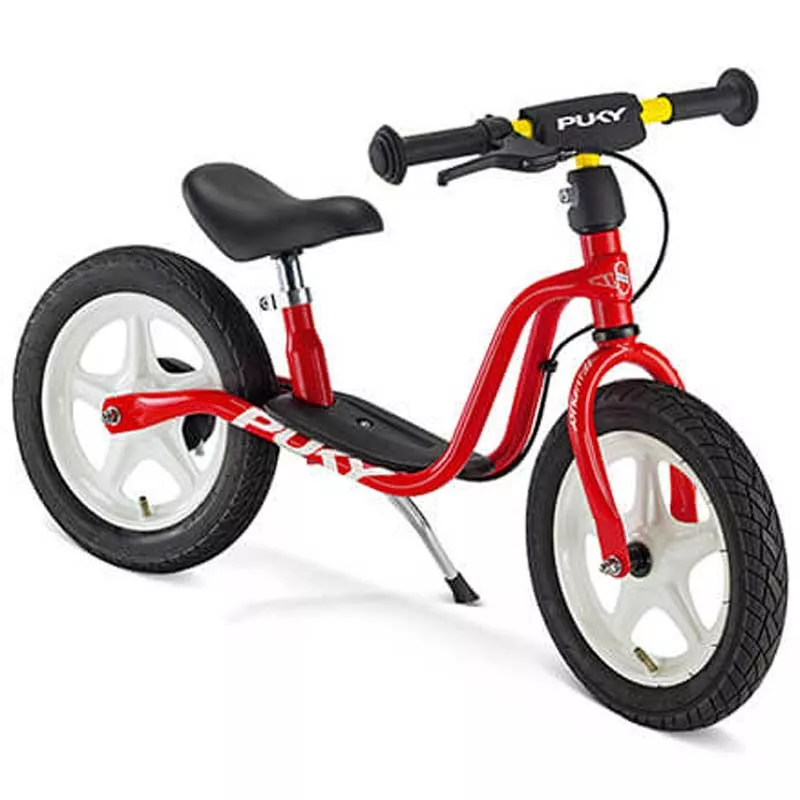 Balance bike with brake and stand Puky LR 1L BR - red