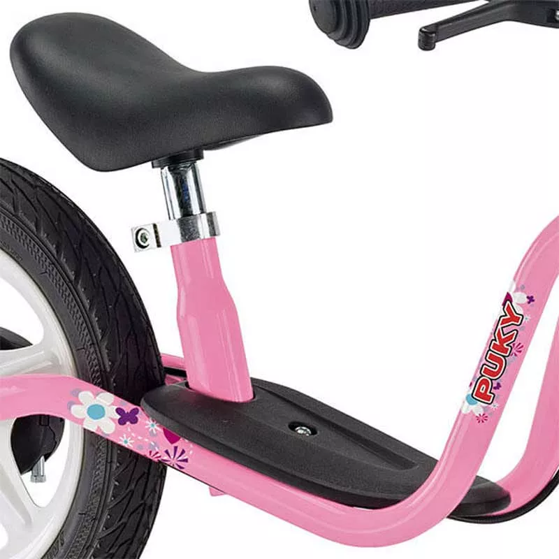 Balance bike with brake Puky LR 1L BR - pink