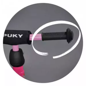 Balance bike with step Puky LR 1L - pink