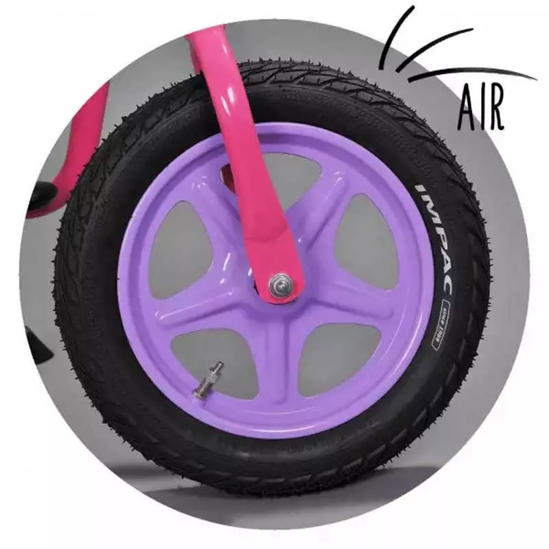 Balance bike with step Puky LR 1L - pink