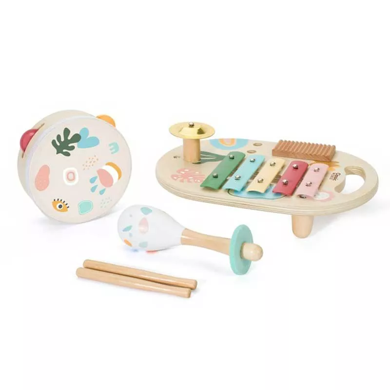 Set of children's wooden musical instruments "Iris"