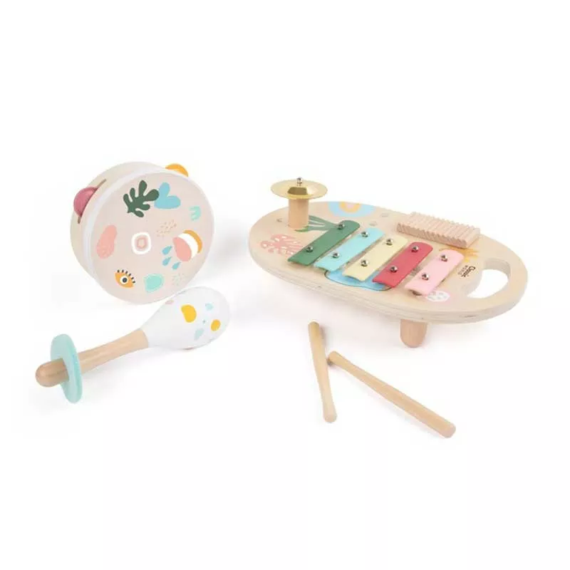 Set of children's wooden musical instruments "Iris"