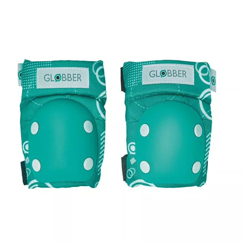 Set of children's scooter protectors, size XXS - emerald green