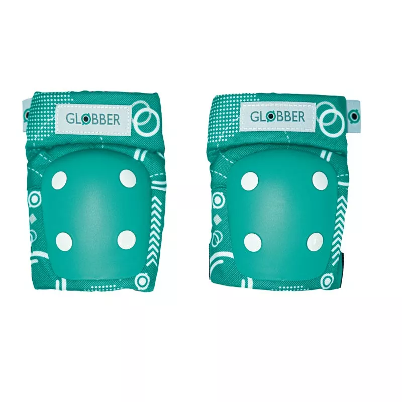 Set of children's scooter protectors, size XXS - emerald green