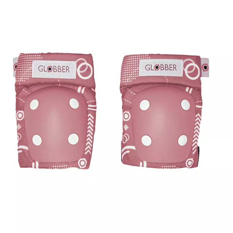Set of children's scooter protectors, size XXS - pastel pink
