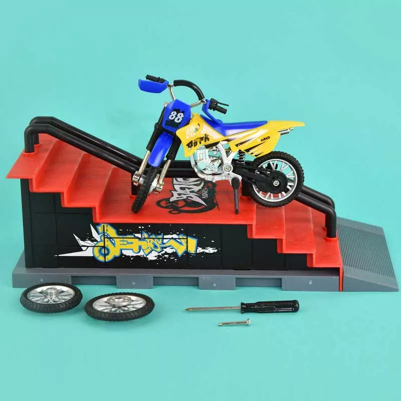Fingerboard set with ramp and stairs, 38 cm