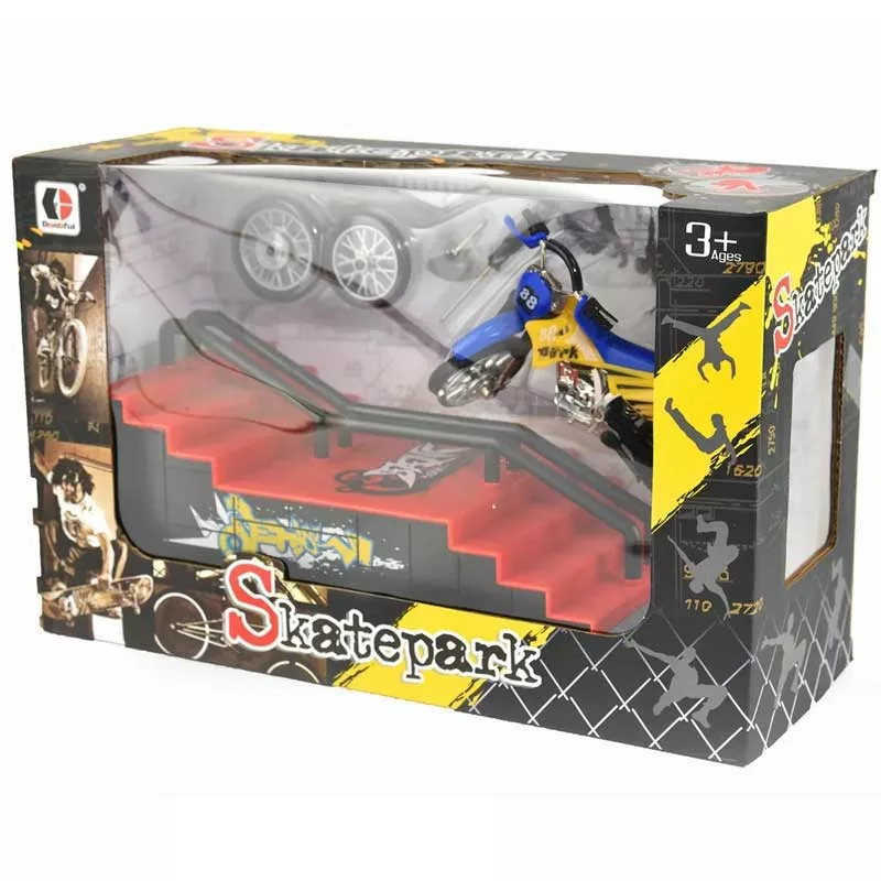 Fingerboard set with ramp and stairs, 38 cm