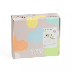 Set of educational toys for babies aged 6-12 months made of wood