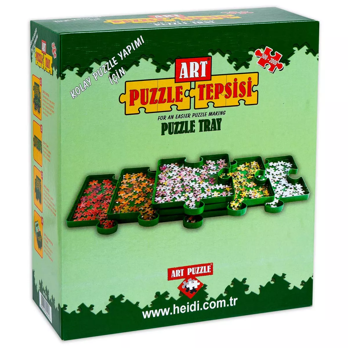 Set of puzzle piece sorters Art Puzzle - 6 pieces