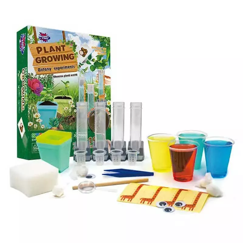 A set for children for growing plants