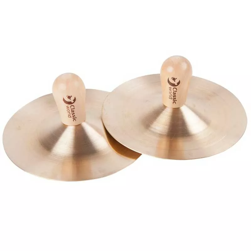 Set of musical instruments - Finger cymbals (small cymbals), 9 cm