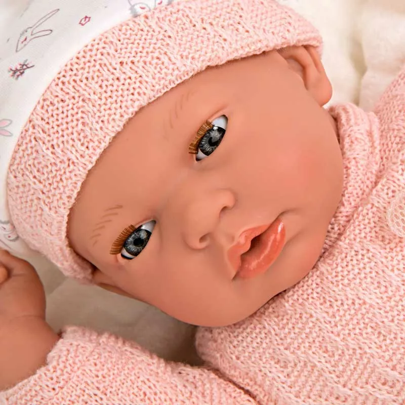 Baby doll Andy makes 14 different sounds and has a function for sleep - 40 cm