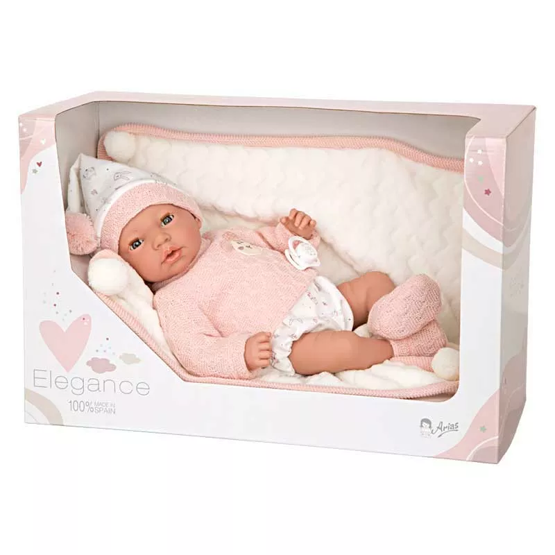 Baby doll Andy makes 14 different sounds and has a function for sleep - 40 cm