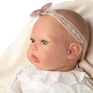 Doll-baby Dahlia with hair ribbon and accessories - 45 cm