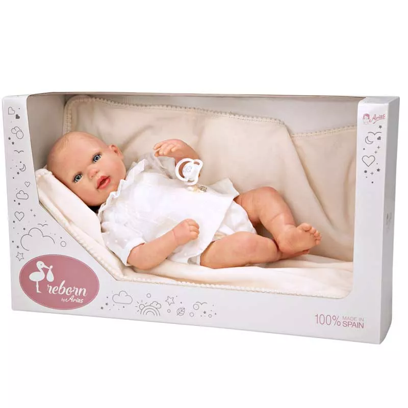 Doll-baby Dahlia with hair ribbon and accessories - 45 cm